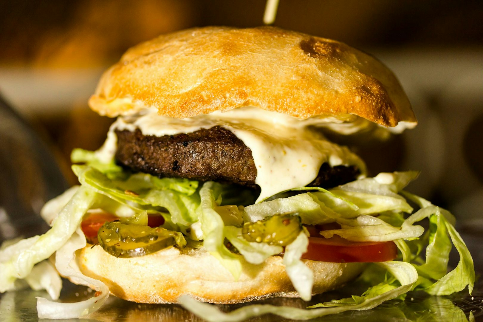 a cheeseburger from Burgertrut Rotterdam