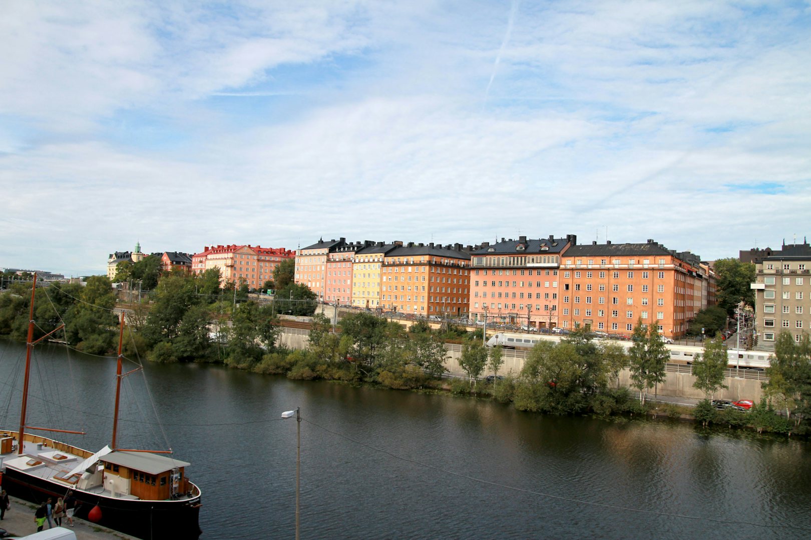 a view of the river and the Birkastan neighbourhood