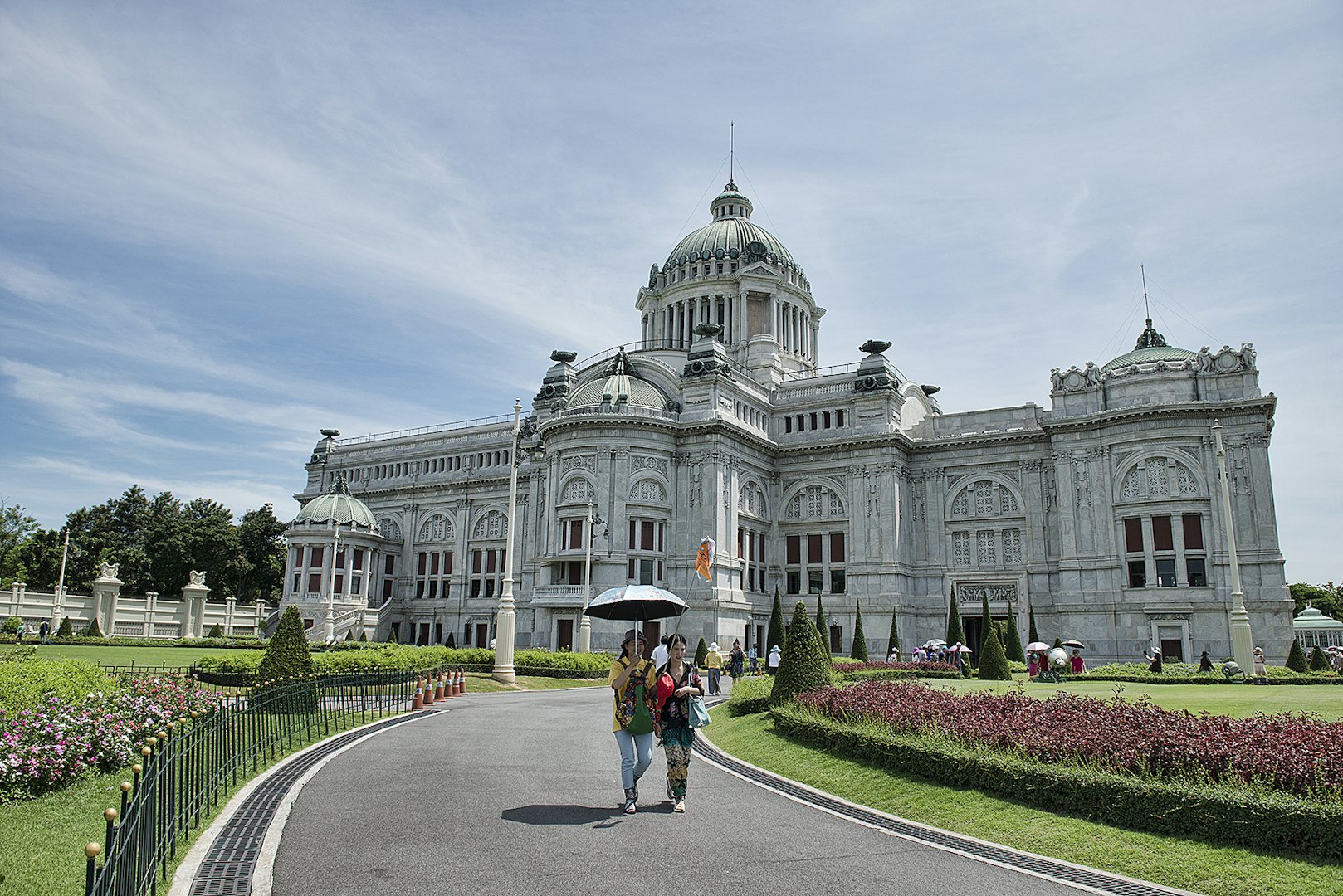 front side of Ananta Samakhom Throne Hall