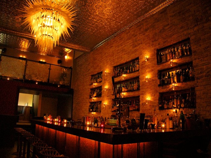 interior of cocktail bar Bourbon & Branch 