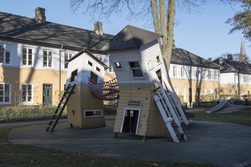 children's playground at Brumleby