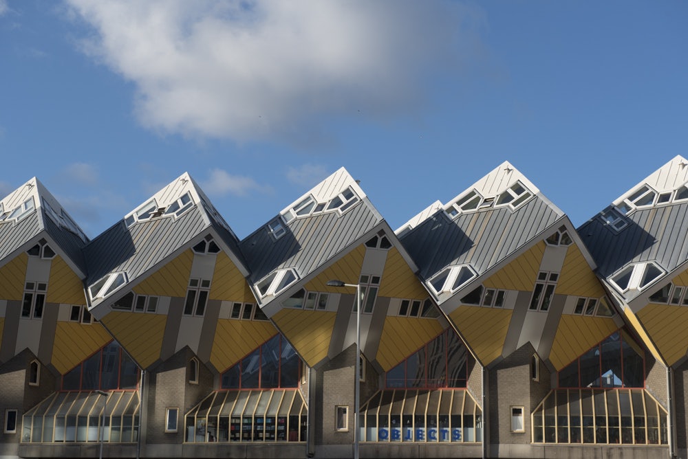 Cube houses by Piet Blom