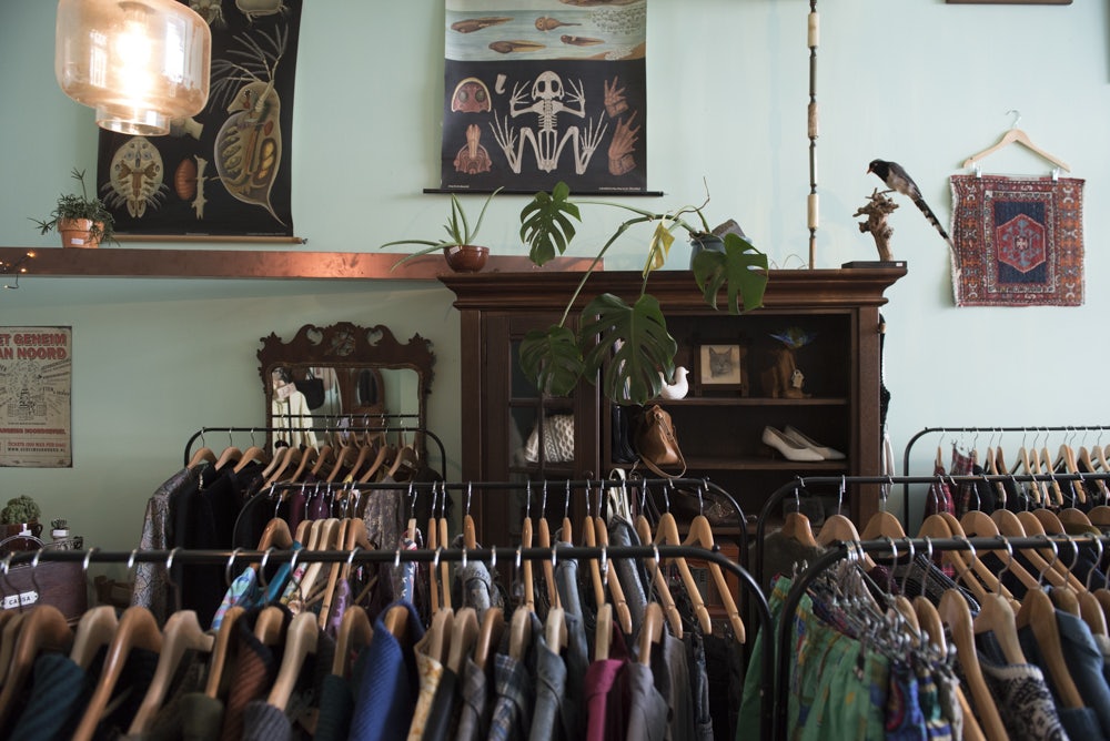 clothes at Margootje vintage in Rotterdam
