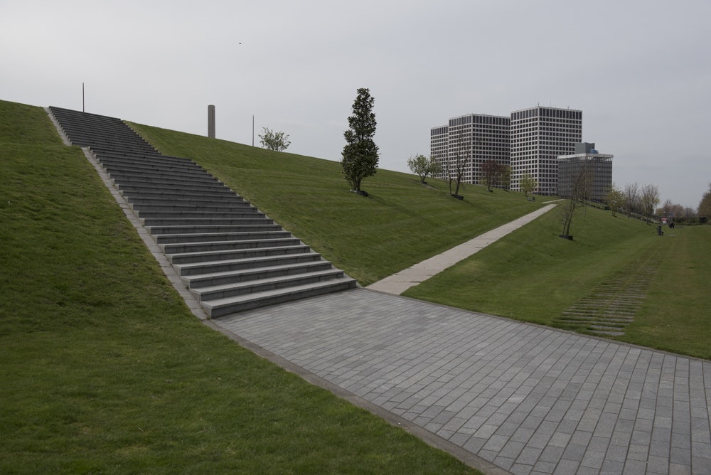 stairs at Dakpark in Rotterdam