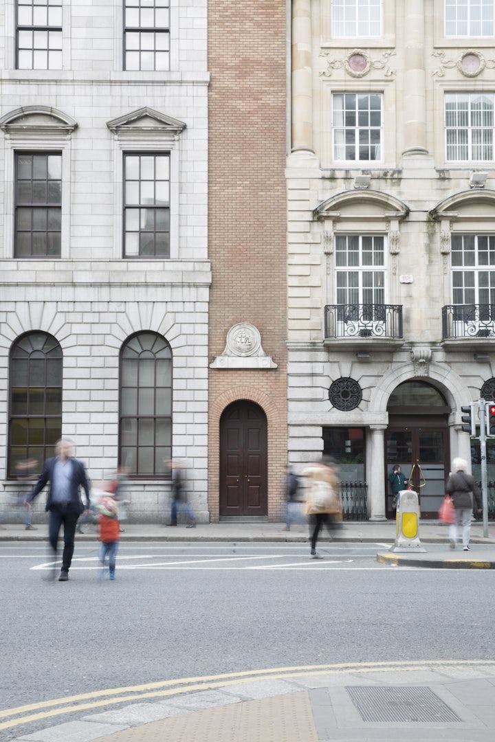an extremely thin building in Dublin