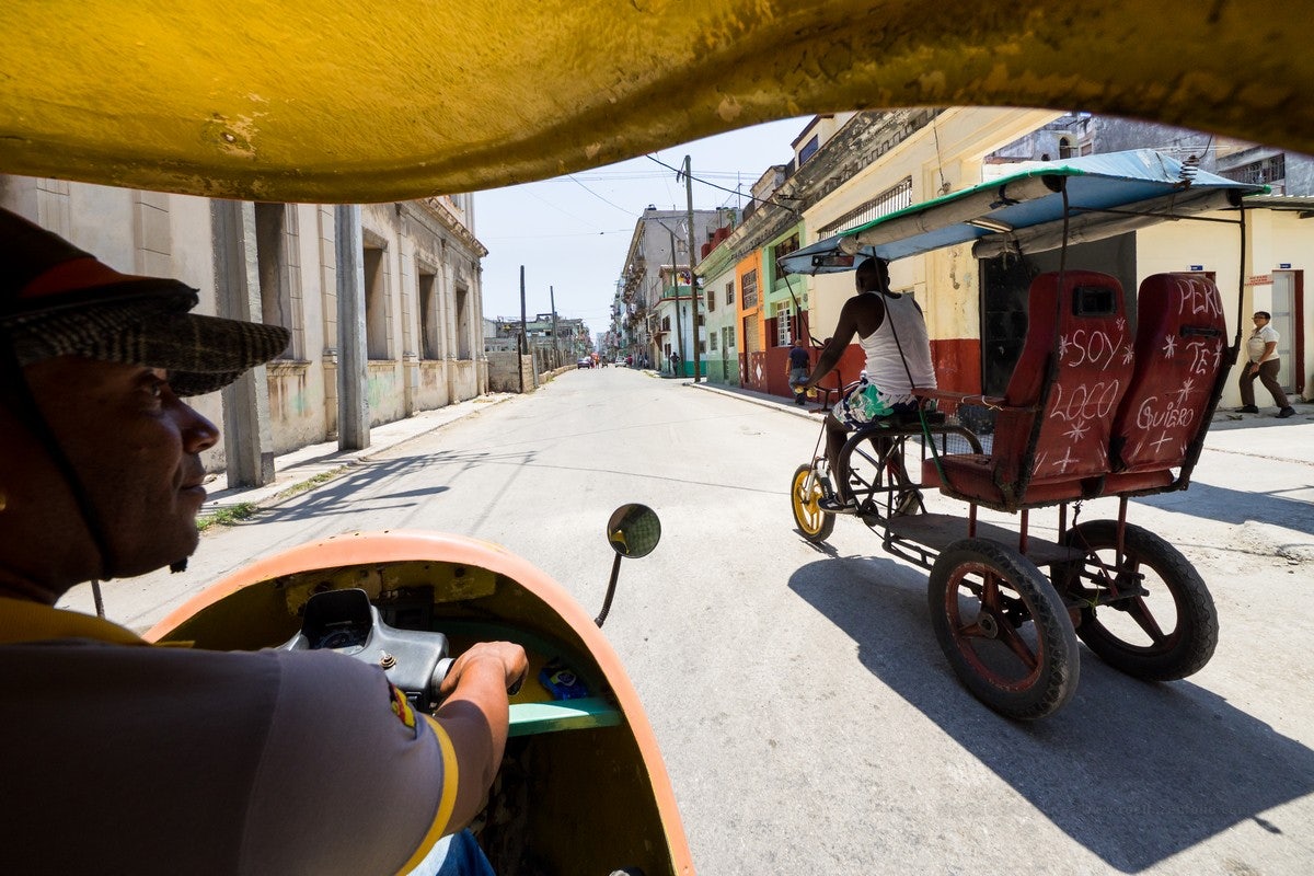 Bicitaxi in Havana