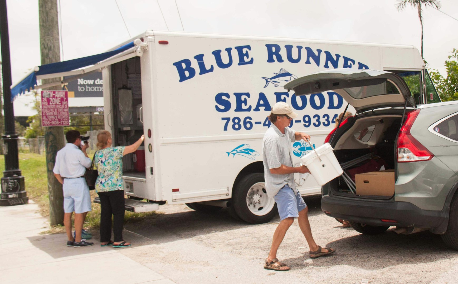 Blue Runner seafood truck