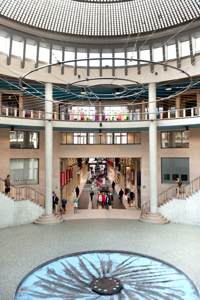 interior of Galerie Ravenstein in Brussels