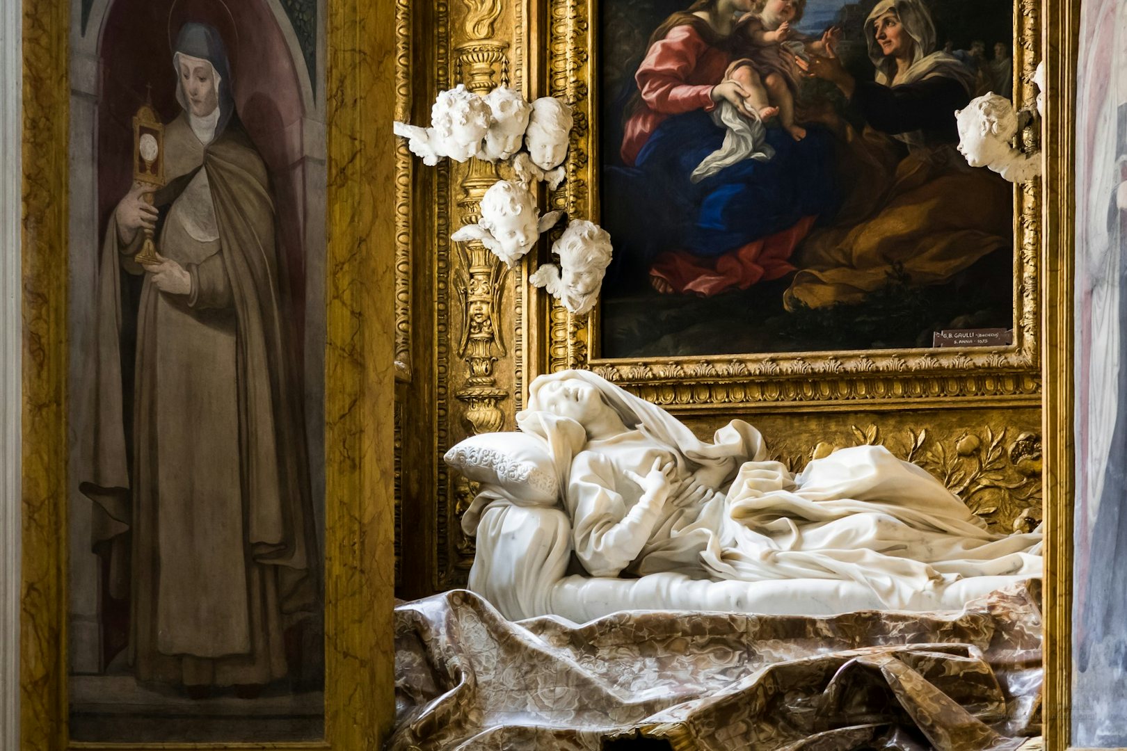 Ecstasy of Blessed Ludovica Albertoni by Bernini