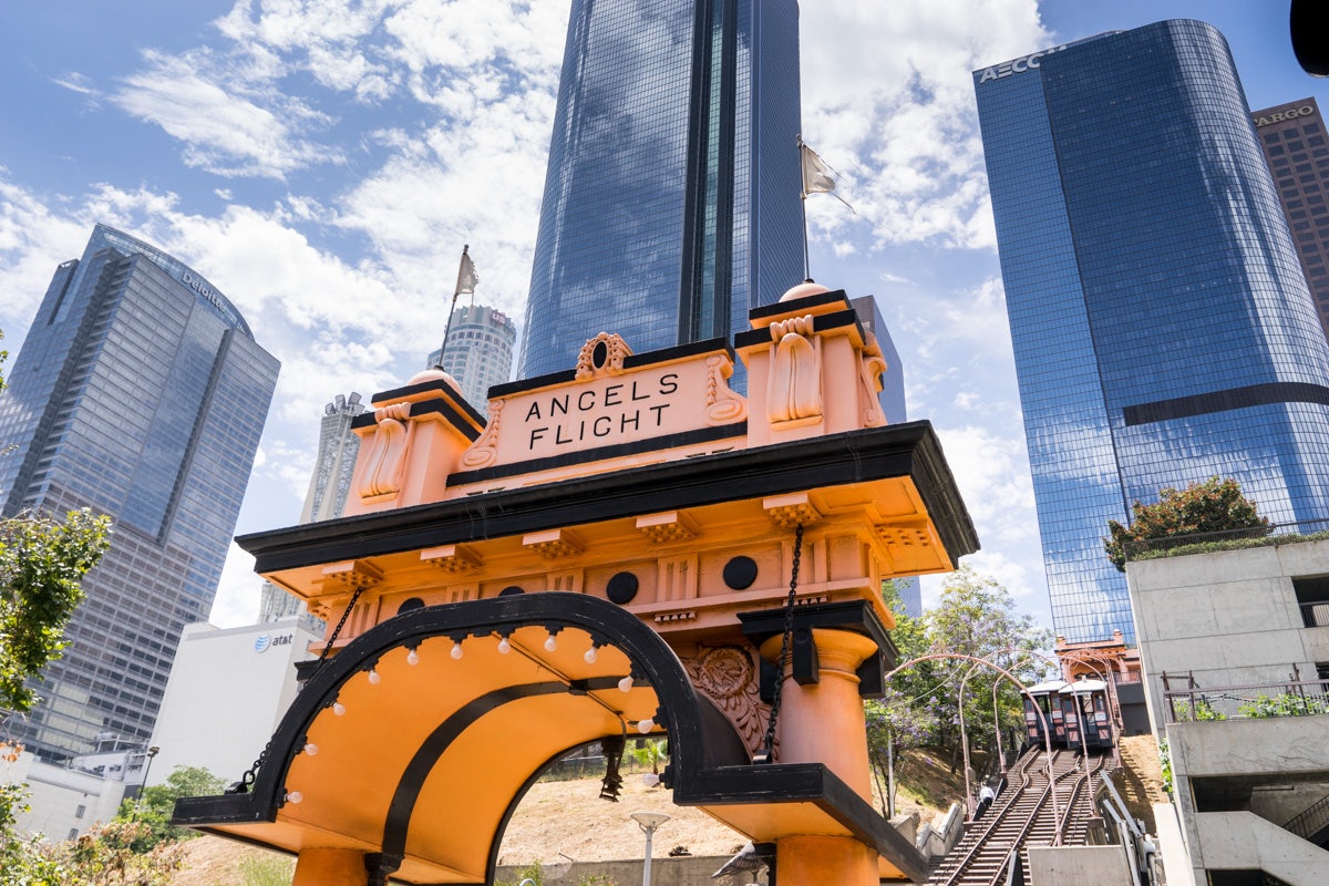 Angels flight in Los Angeles