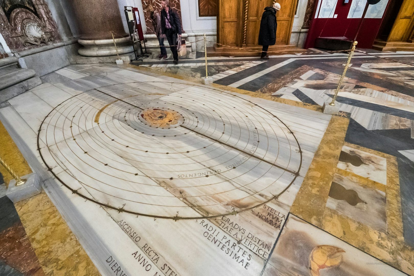 sundial at the Santa Maria degli angeli e dei martiri