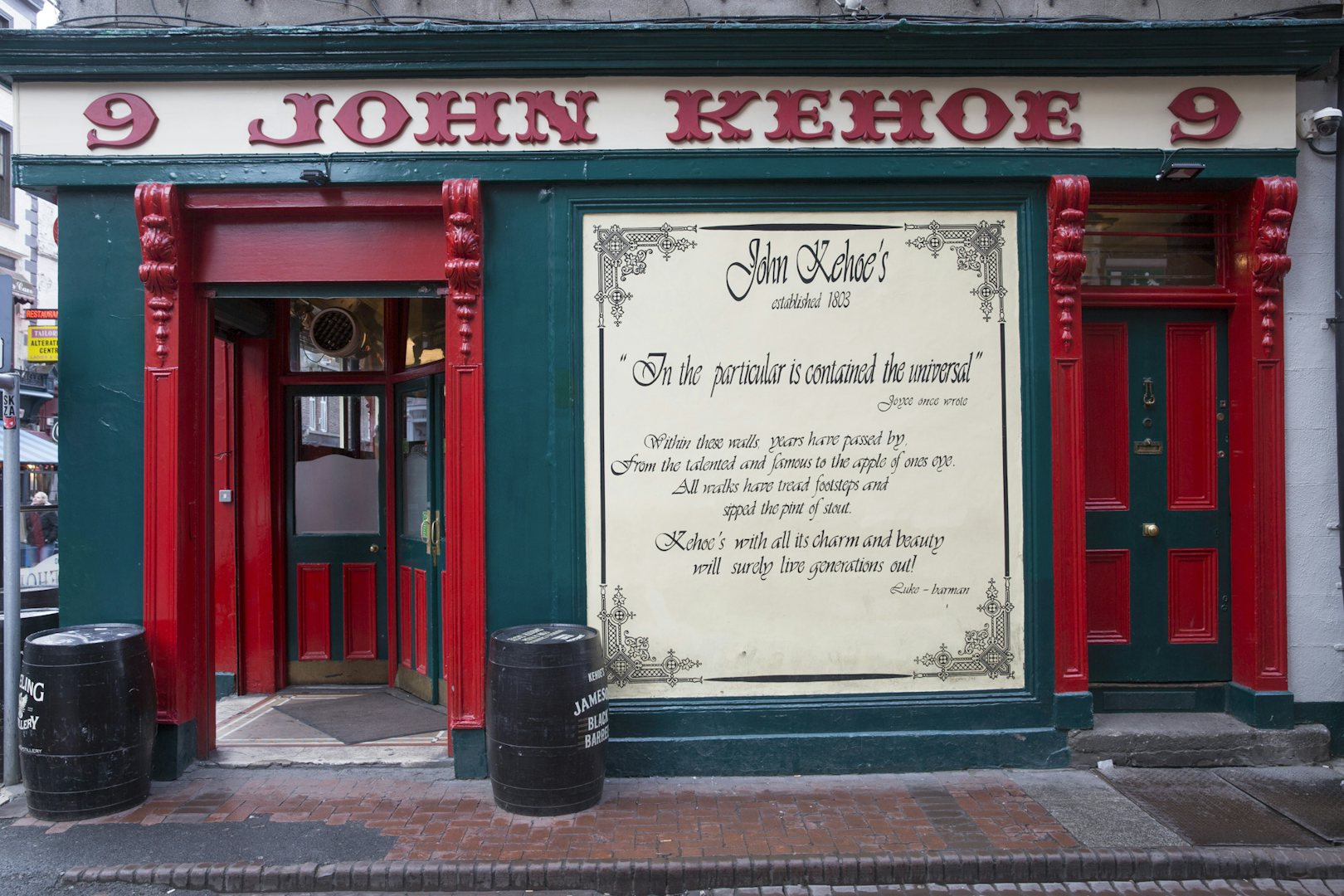 front side Kehoe's