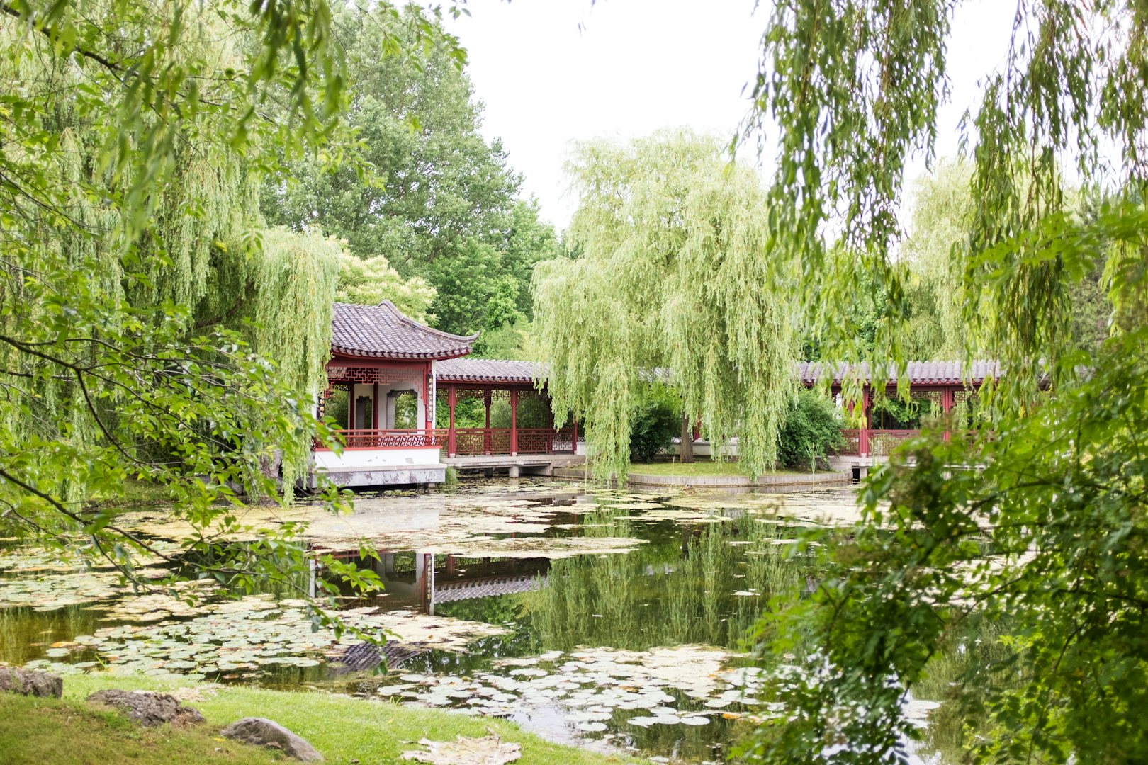Japanese pagoda at the Garten der Welt