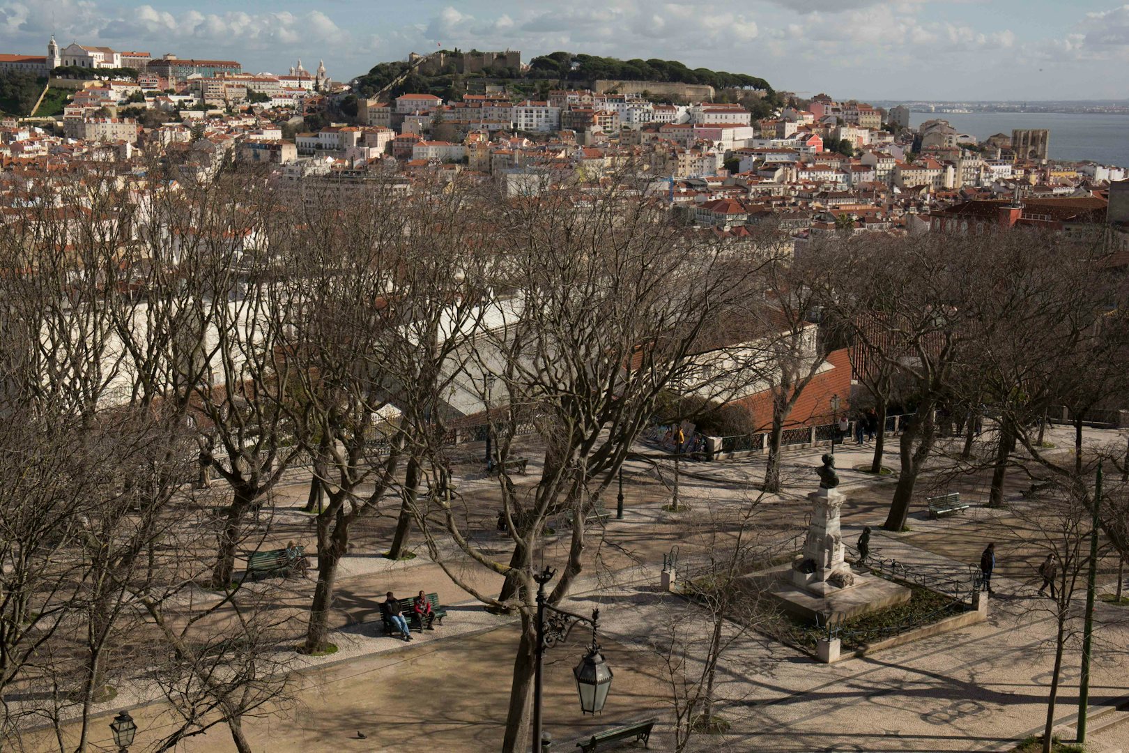 view over Lisbon at Insolito bar