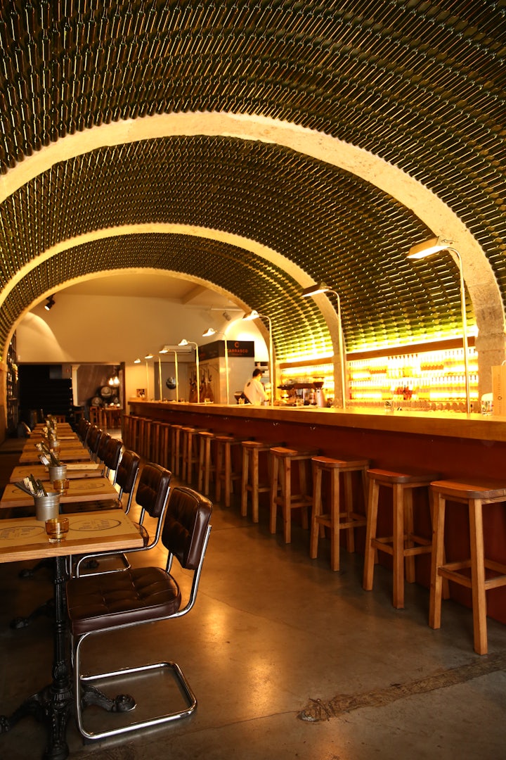 original interior of By the Wine bar