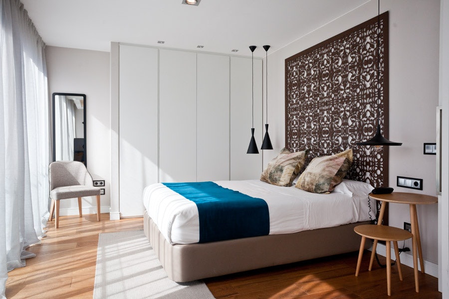 interior of a hotel room at Gran Via Capital