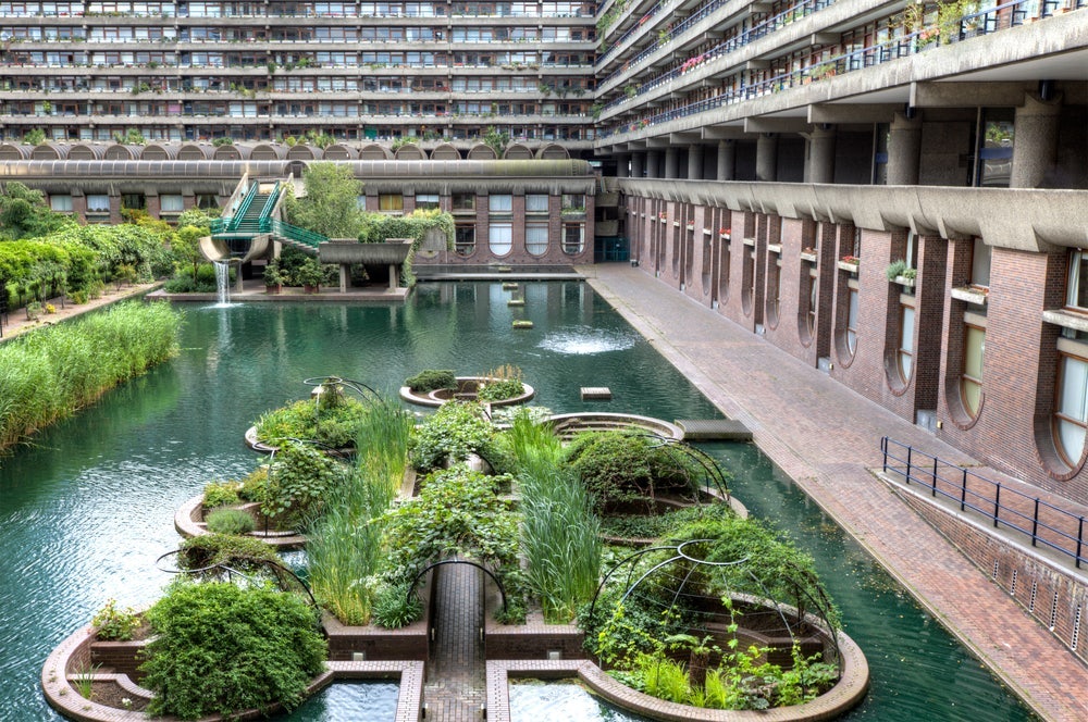 garden at Barbican Centre