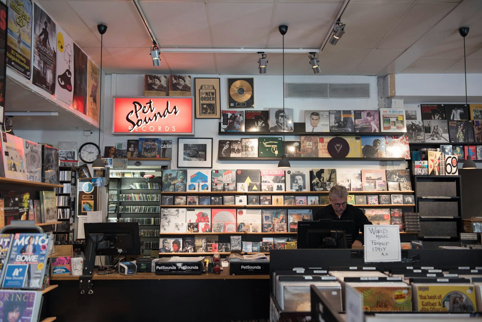 Pet Sounds record store in Stockholm