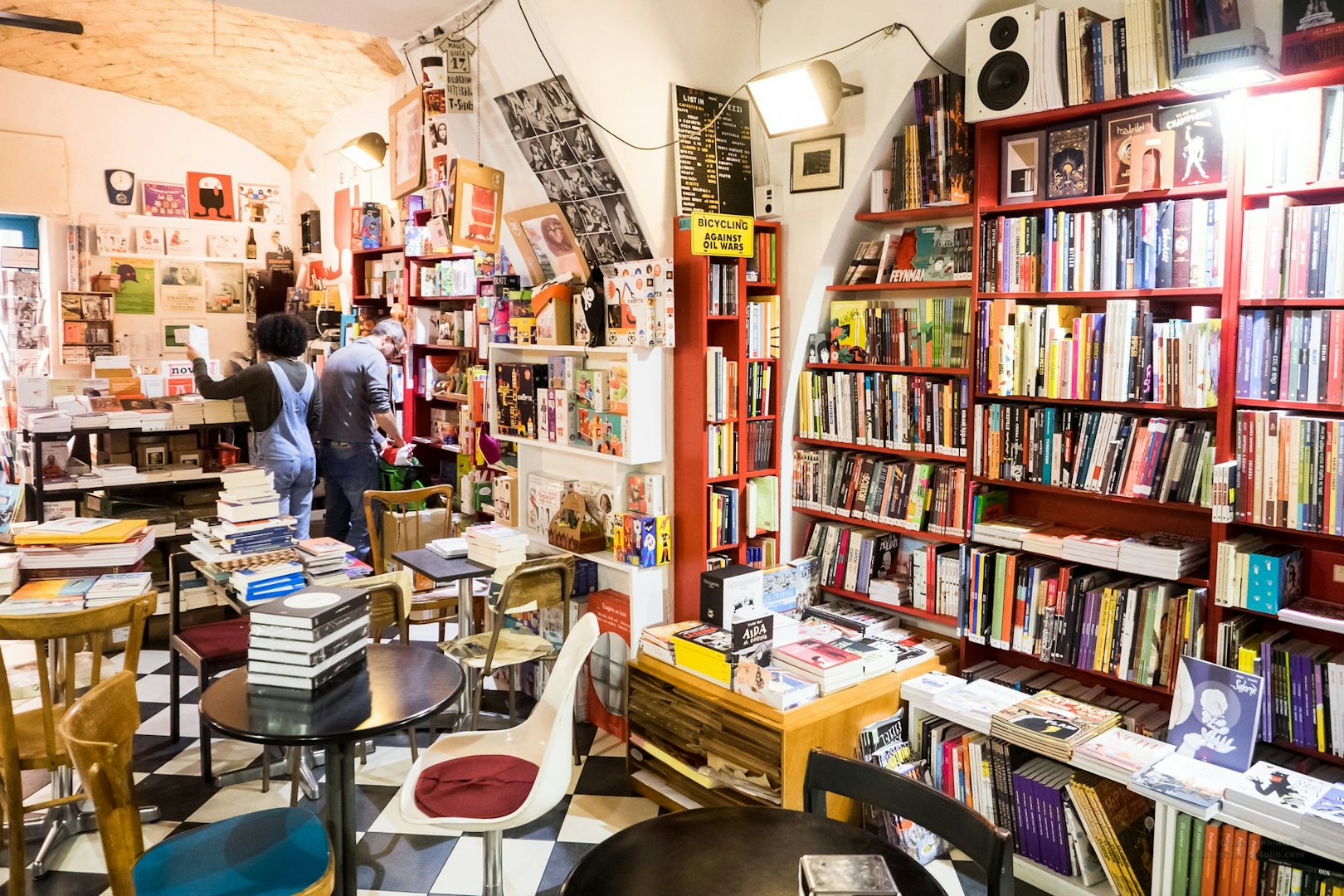 store interior of Giufà Library Coffee
