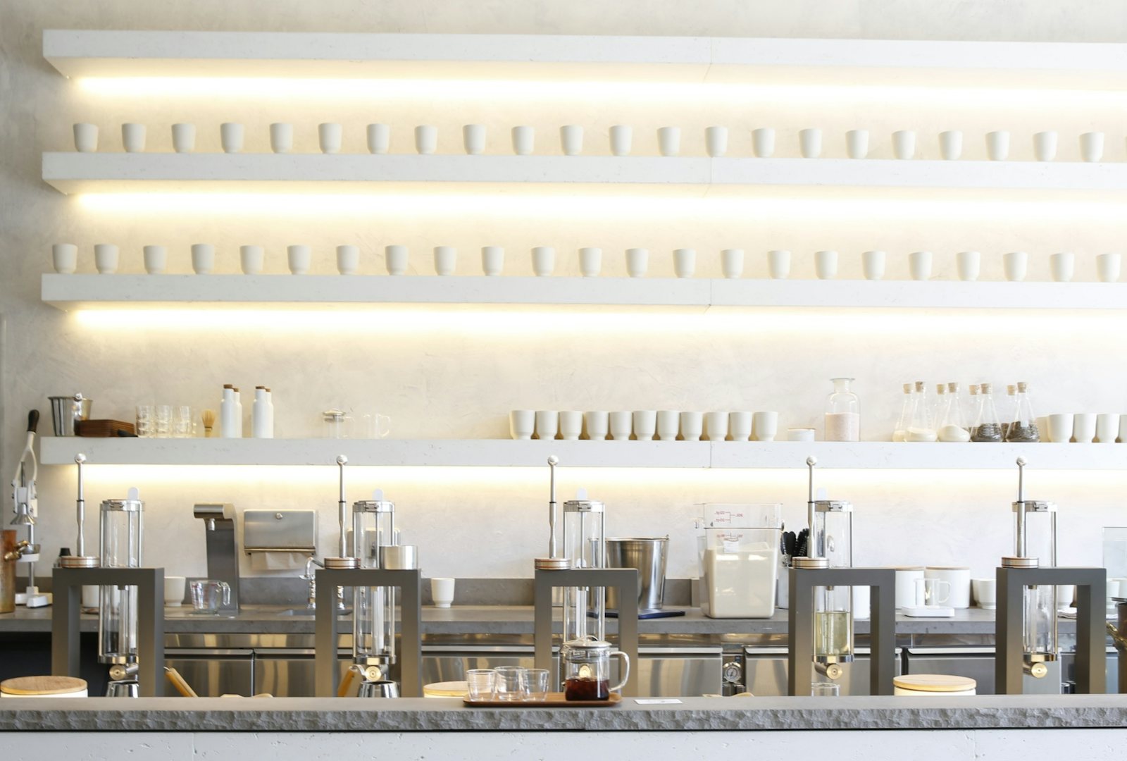 bar of Tea House Samovar in San Francisco