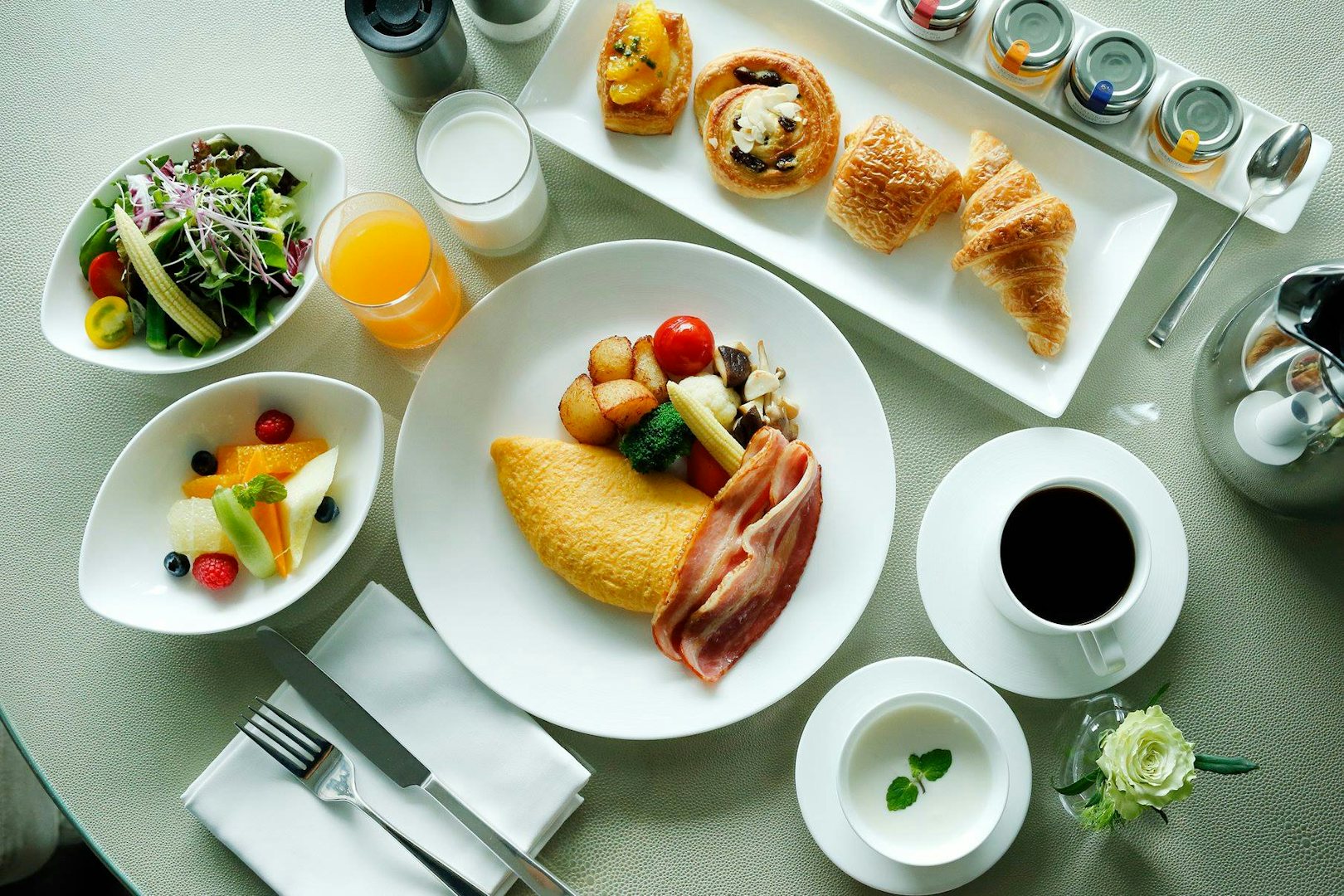 breakfast at Palace Hotel