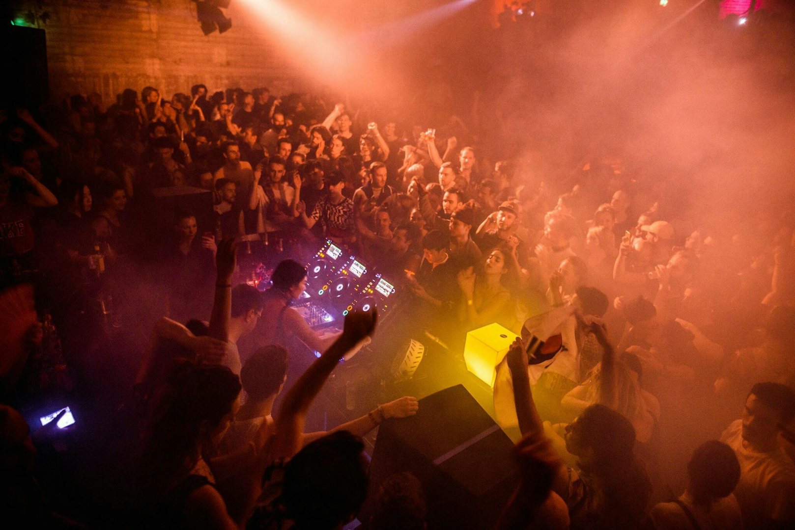 Nina Kraviz playing a set at Radion club