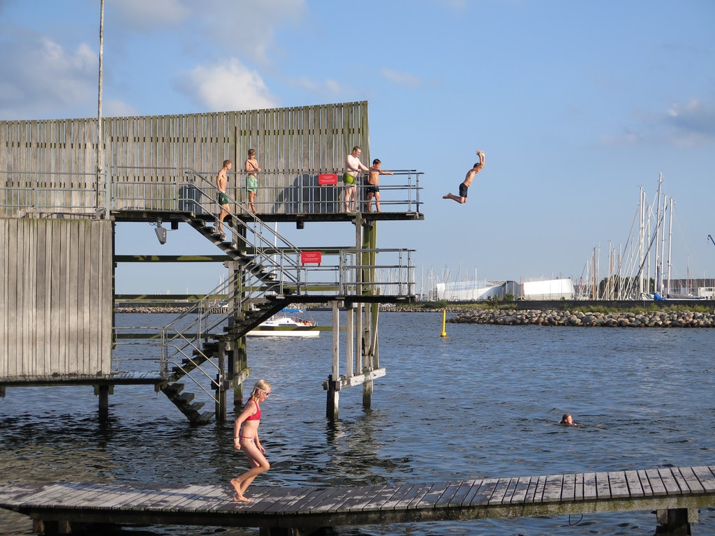 jumping platform Kastrup sea bath