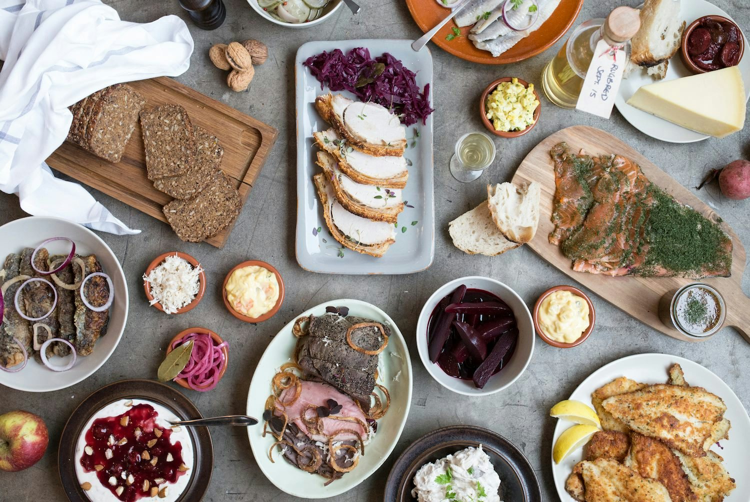 food Hallernes Smørrebrød
