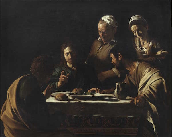 painting supper at Emmaus