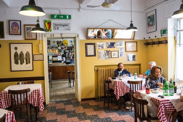 interior Trattoria Madonnina