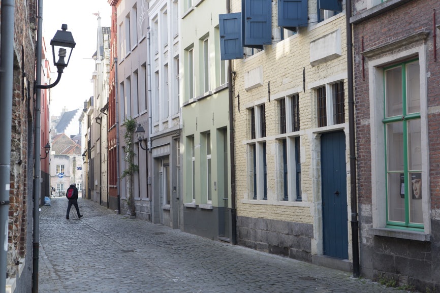 a street in Patershol Ghent