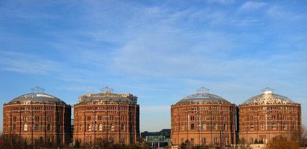 Gasometer towers Vienna