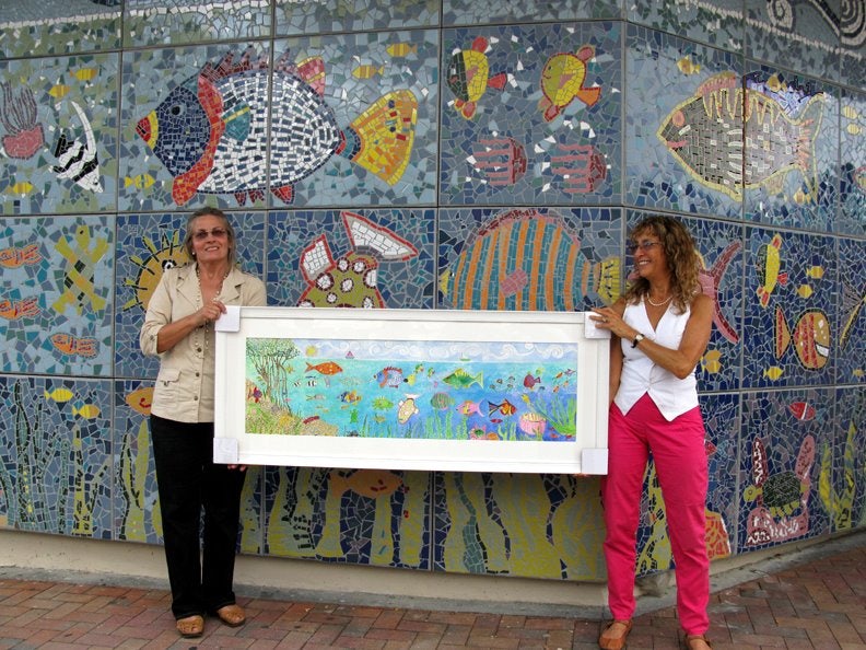 inauguration of the Coconut Grove Children's Mosaic at U.S. Post Office Mural