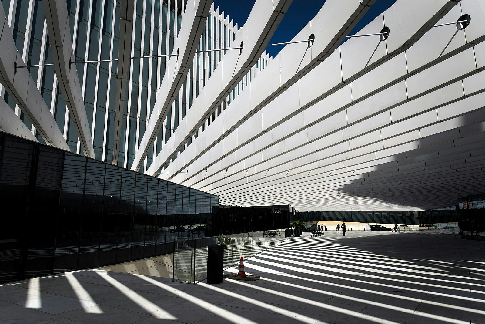 modern architecture at the EDP Headquarters