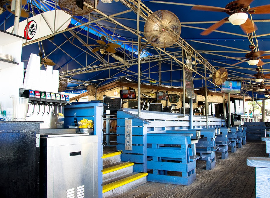 terrace of the Miami Black Point Ocean Grill