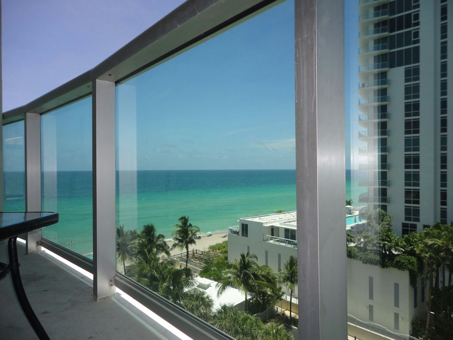 balcony view of the ocean at The Tides