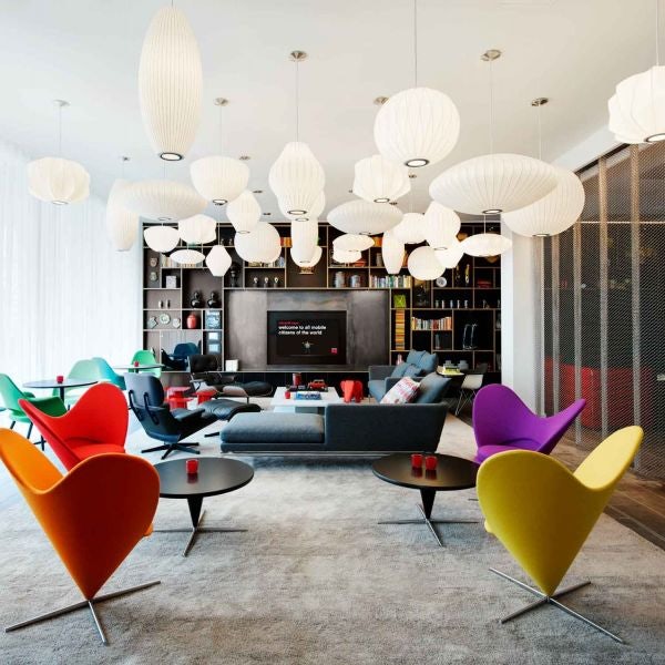 interior of lobby at CitizenM hotel