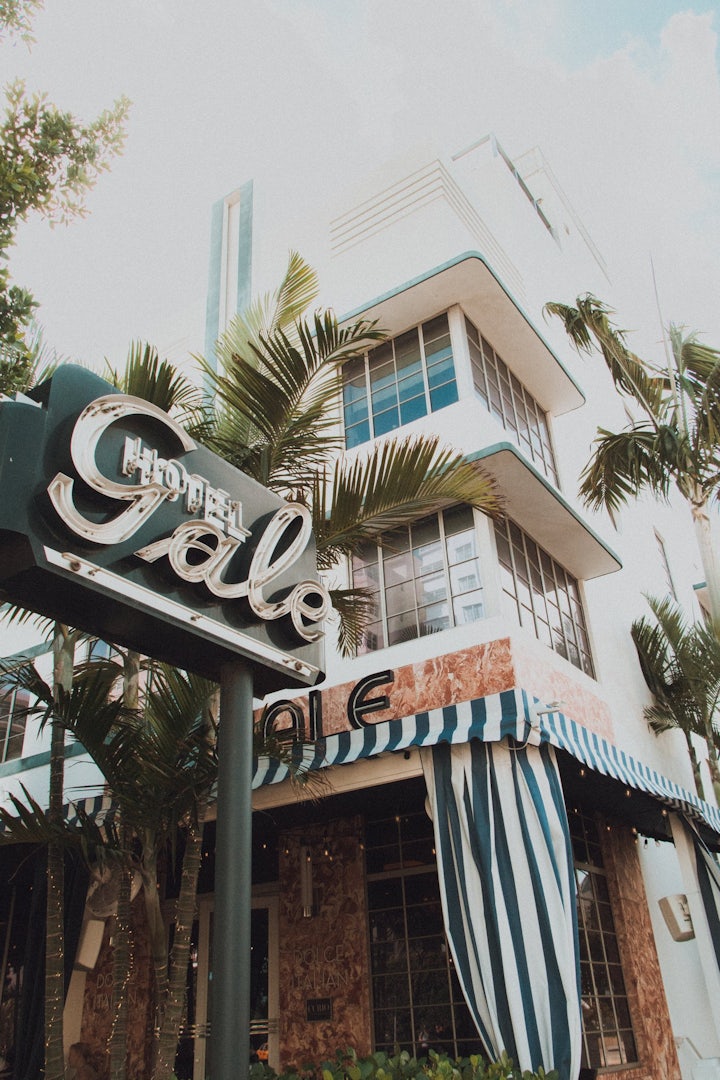 sign of the Gale South Beach in Miami