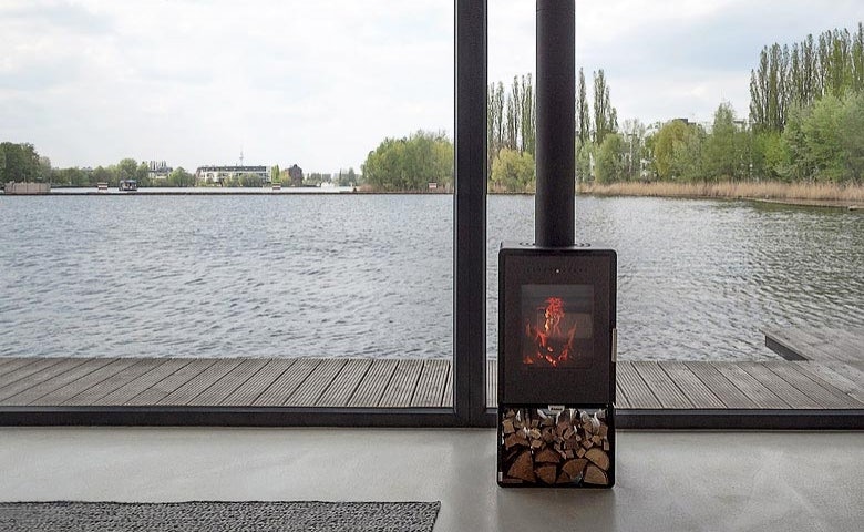 view from Modern Houseboat stay