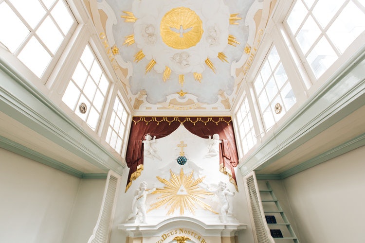 Old church turned into a hotel in Amsterdam