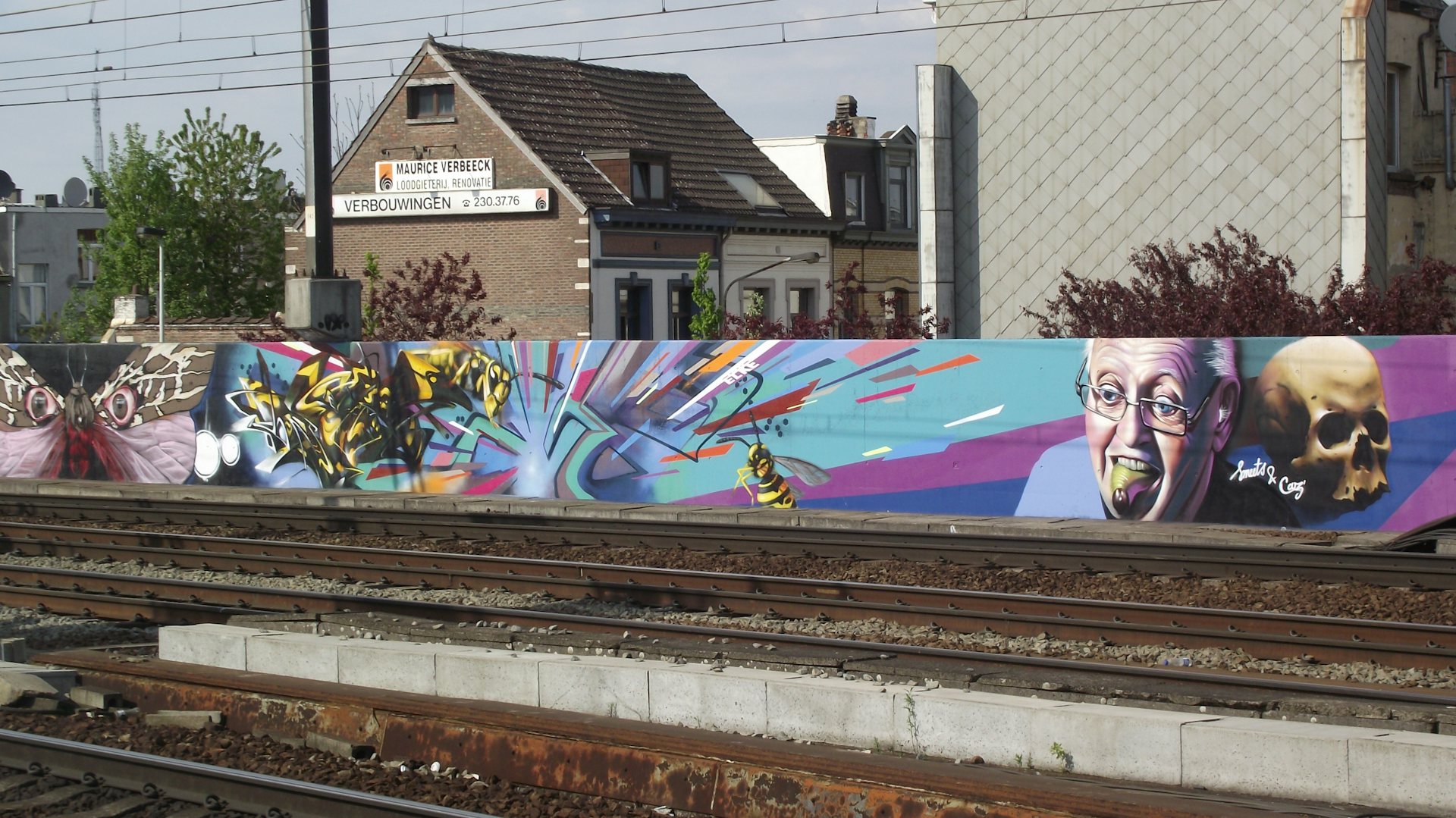 street art Berchem station