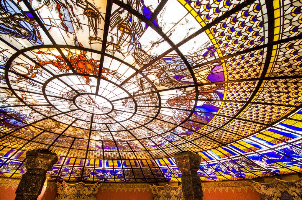 ceiling of Erawan Museum