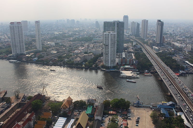 view over Bangkok from Ghost Tower