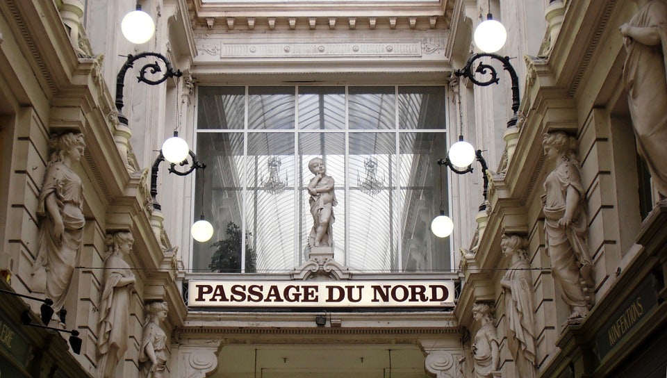 Entrance of Passage du Nord