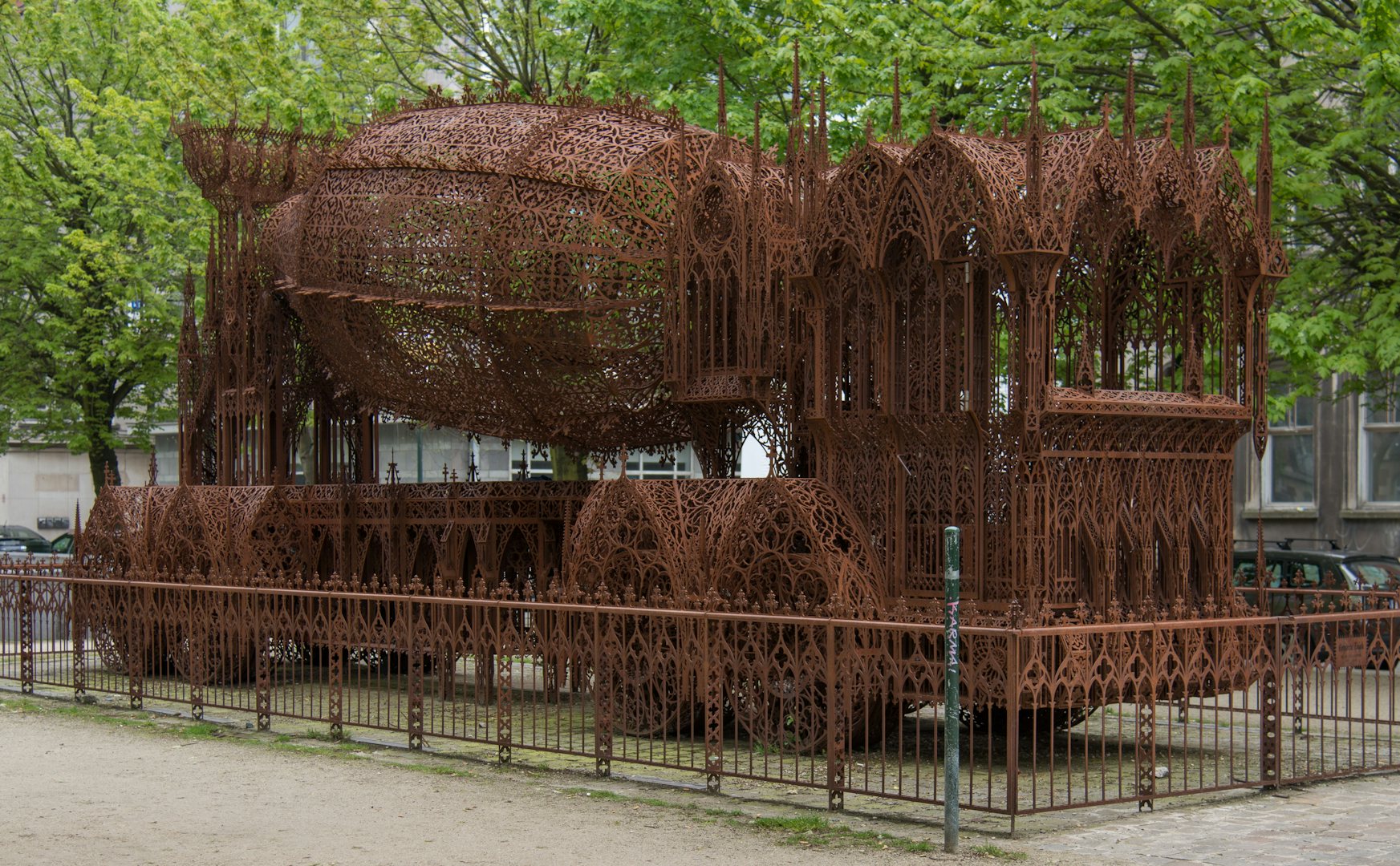 art installation Cement Truck