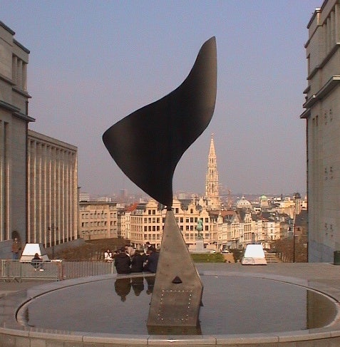 Whirling Ear statue in Brussels