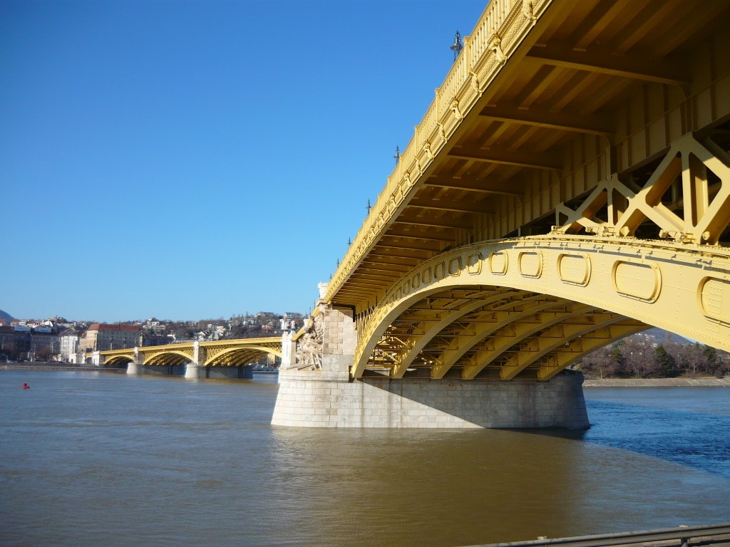 the crooked Margaret Bridge