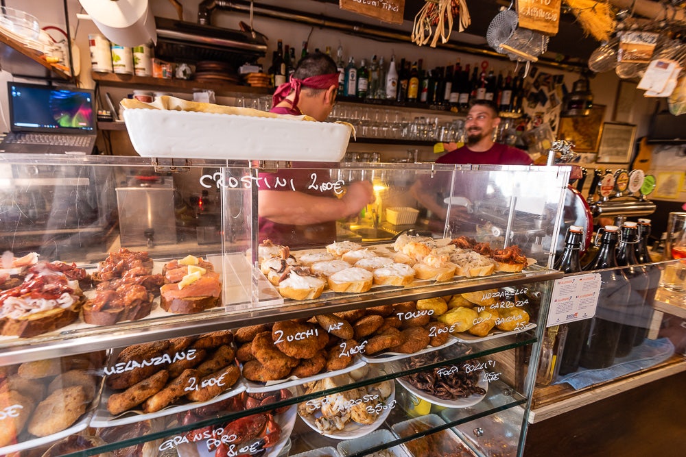 food at Osteria dal Riccio Peoco