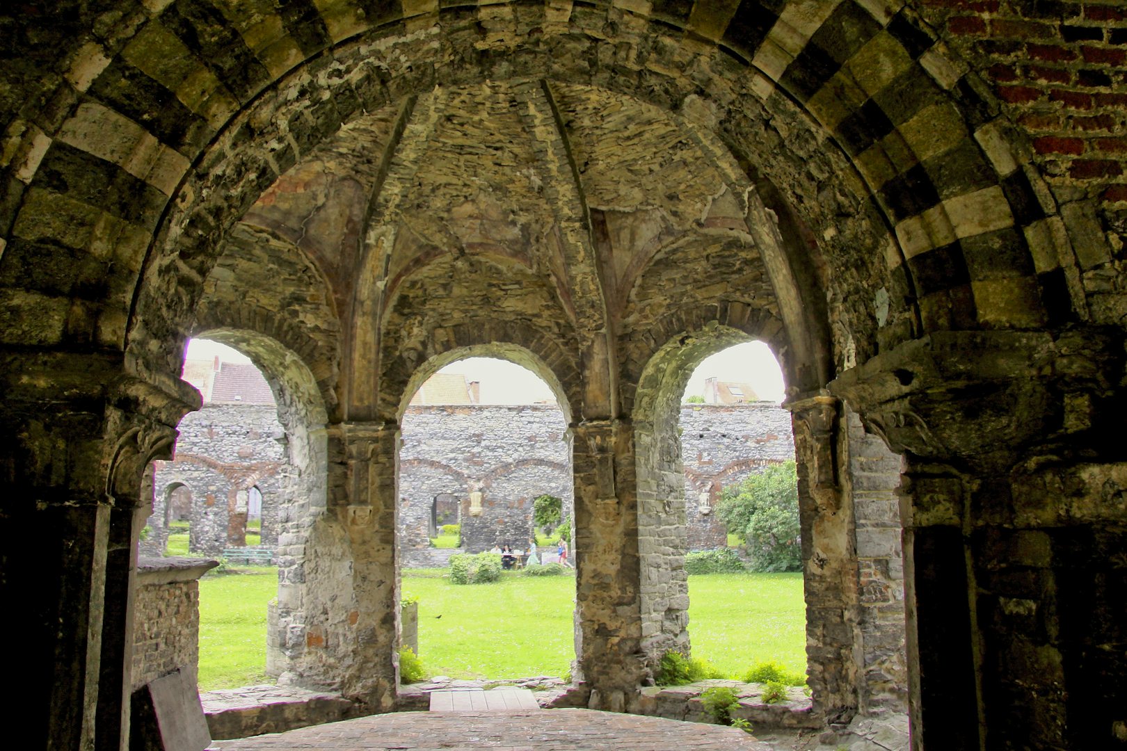 ruins of the Green Church near Ghent