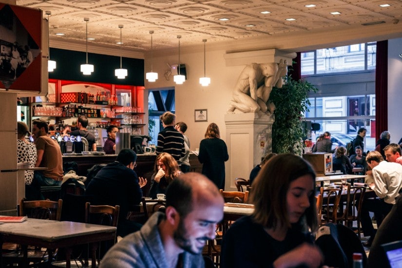 bar interior of Vooruit